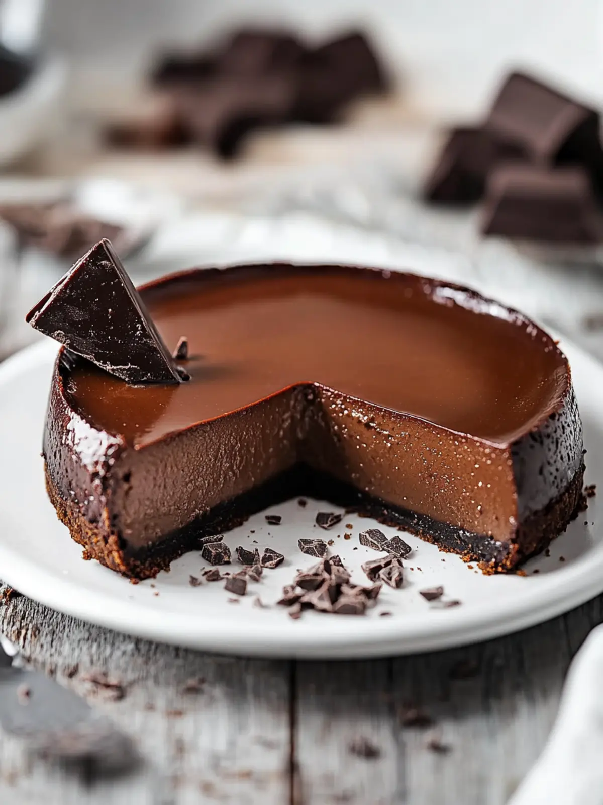 Decadent French Chocolate Flan for the Home Chef's Delight 2 French Chocolate Flan