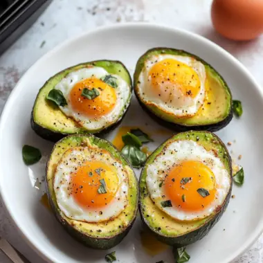 Delicious Air Fryer Avocado Eggs for a Quick Healthy Breakfast 9 Air Fryer Avocado Eggs