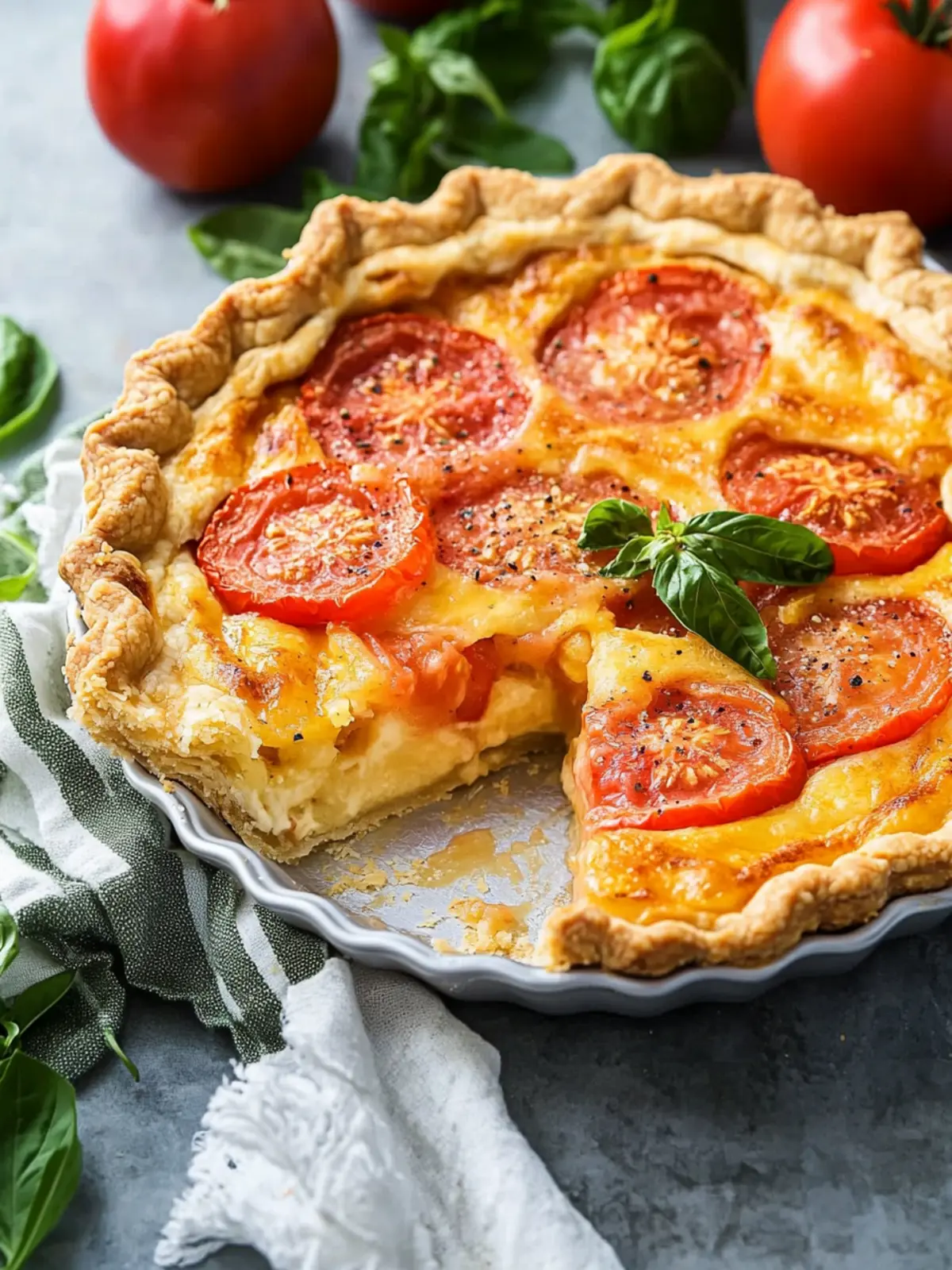 Savor the Flavor: Easy Cheesy Tomato Pie Recipe 2 Tomato Pie