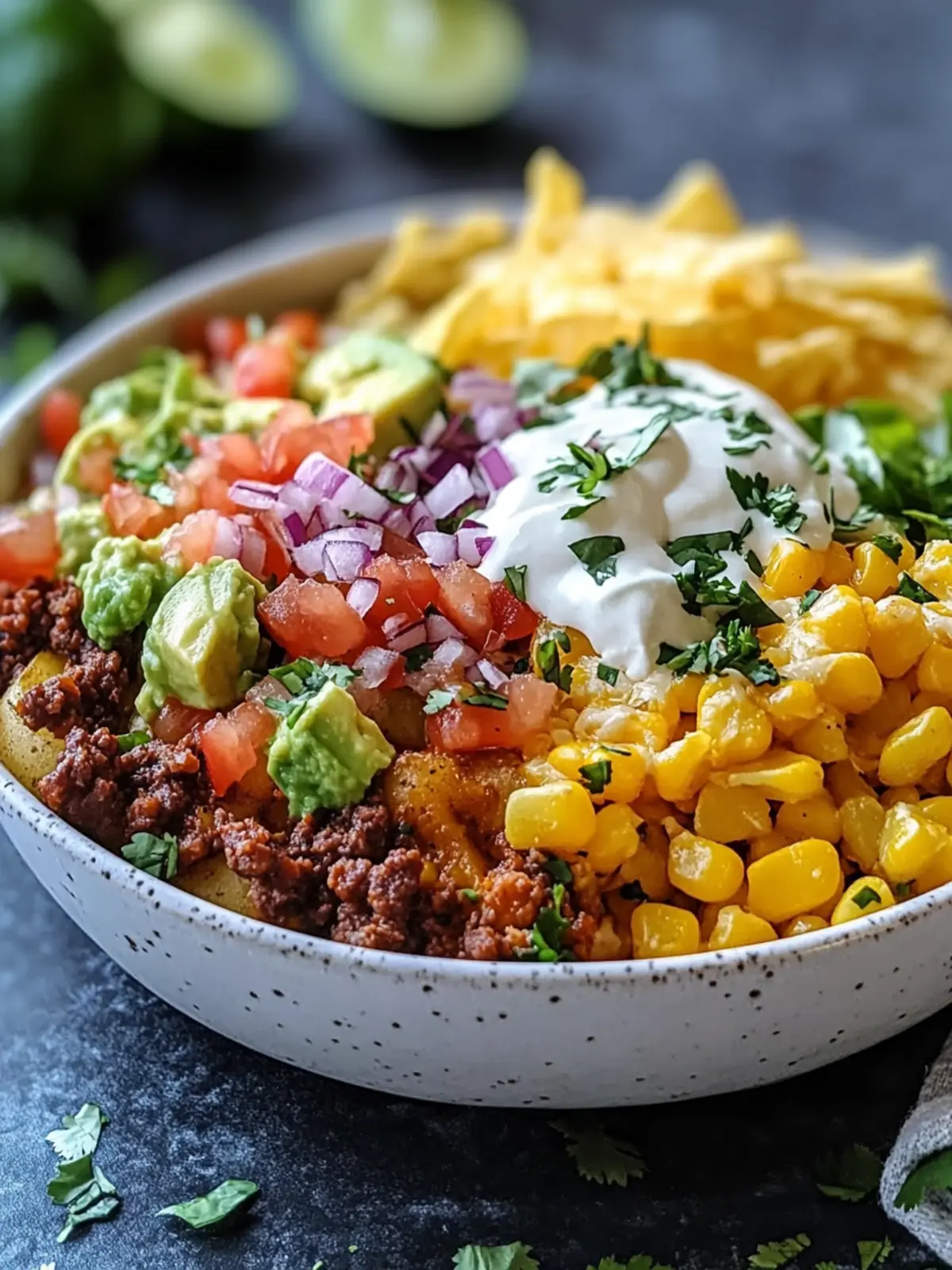 Loaded Potato Taco Bowl: A Comfort Food Dream Come True 3 Loaded Potato Taco Bowl