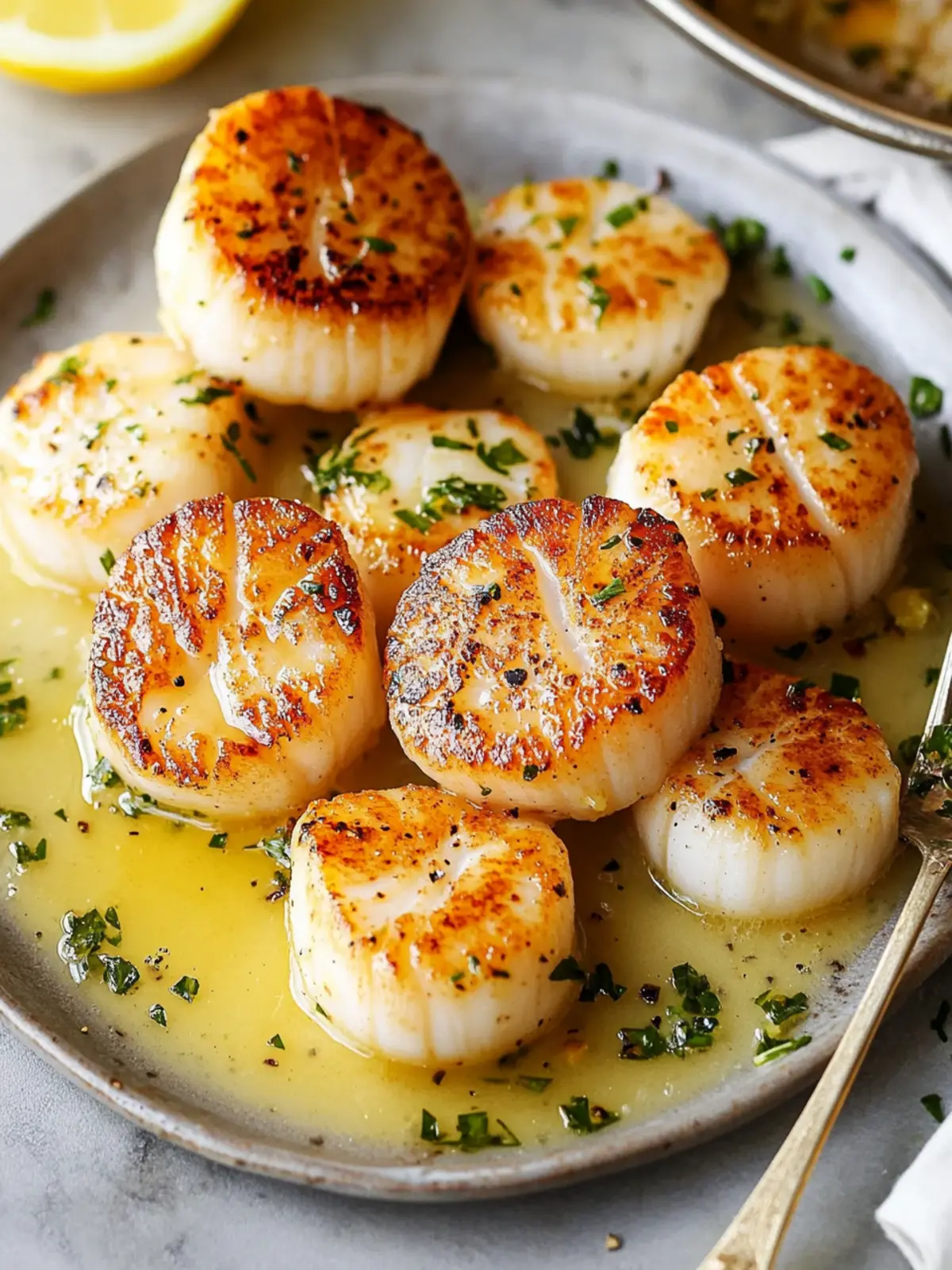 Zesty Lemon Butter Scallops Ready in Just 20 Minutes 2 Lemon Butter Scallops
