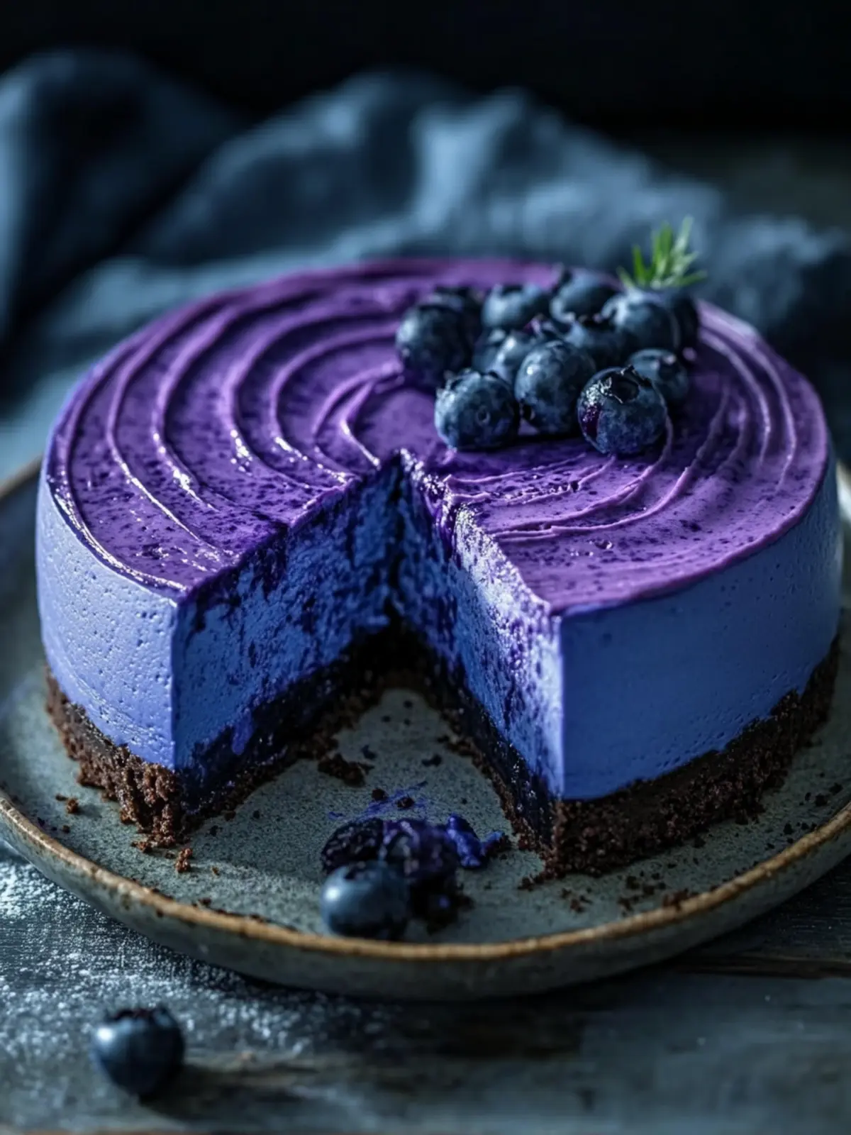 Ravenclaw Midnight Blueberry Cheesecake: Enchanting Delight 5 Ravenclaw Midnight Blueberry Cheesecake