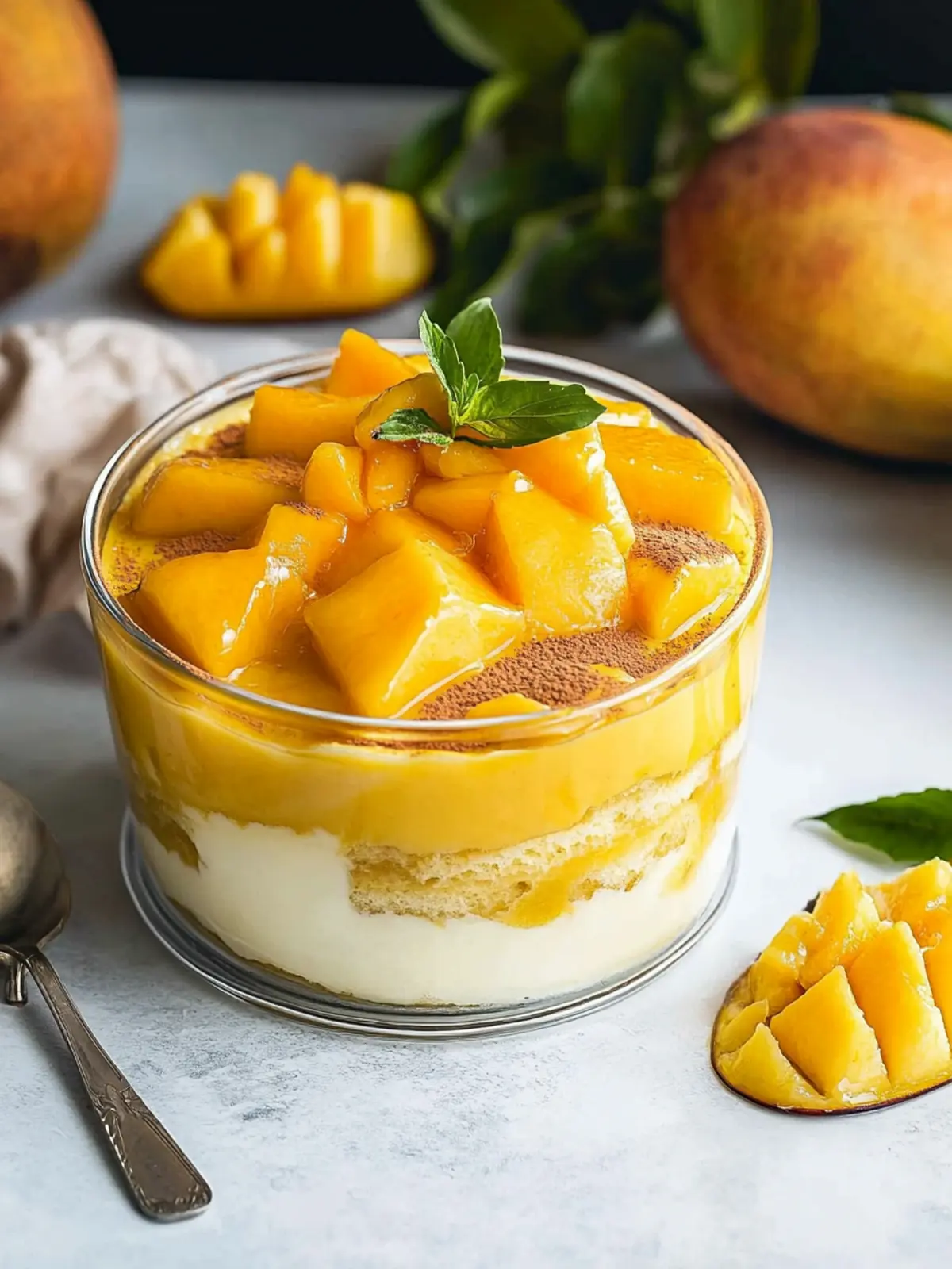 Mango Tiramisu Delight: A Tropical Twist on Tradition 3 Mango Tiramisu