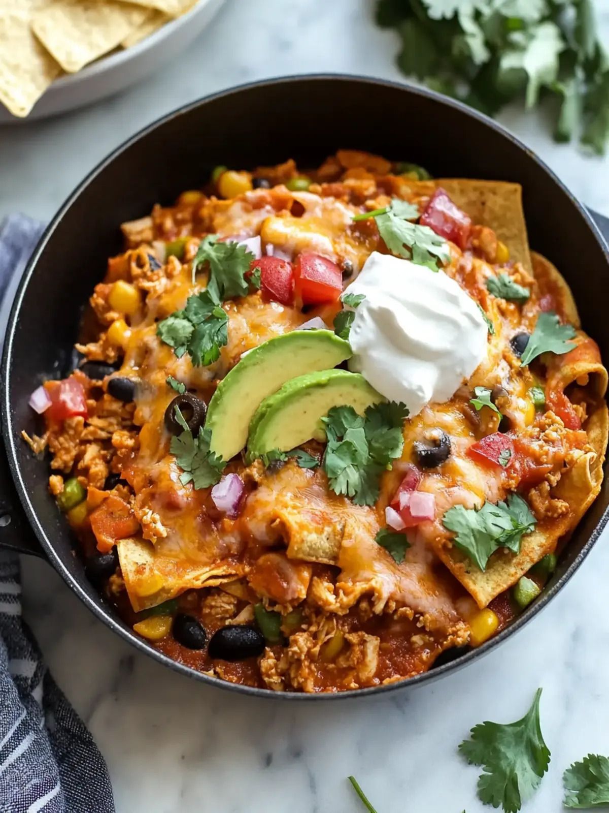 Savory Turkey Enchilada Skillet in Just 20 Minutes 3 Turkey Enchilada Skillet