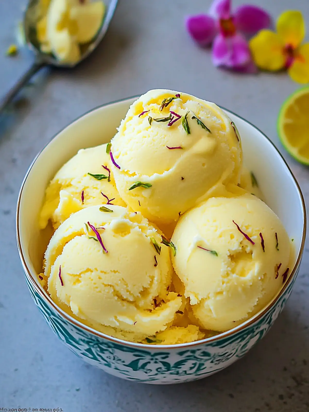 Delight in Persian Saffron Ice Cream: A Creamy Dream Treat 3 Persian Saffron Ice Cream