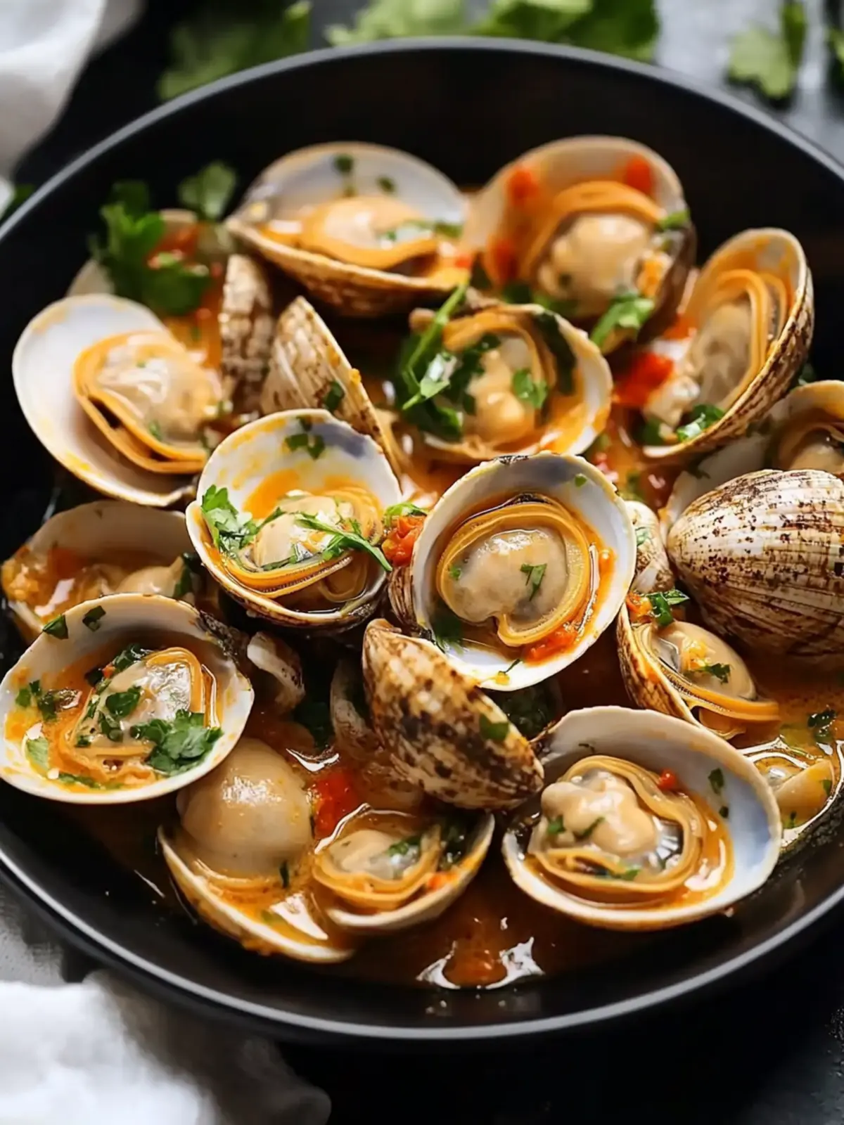 Tantalizing Red Curry, Coconut, and Ginger Infused Steamed Clams 4 Red Curry, Coconut, and Ginger Infused Steamed Clams