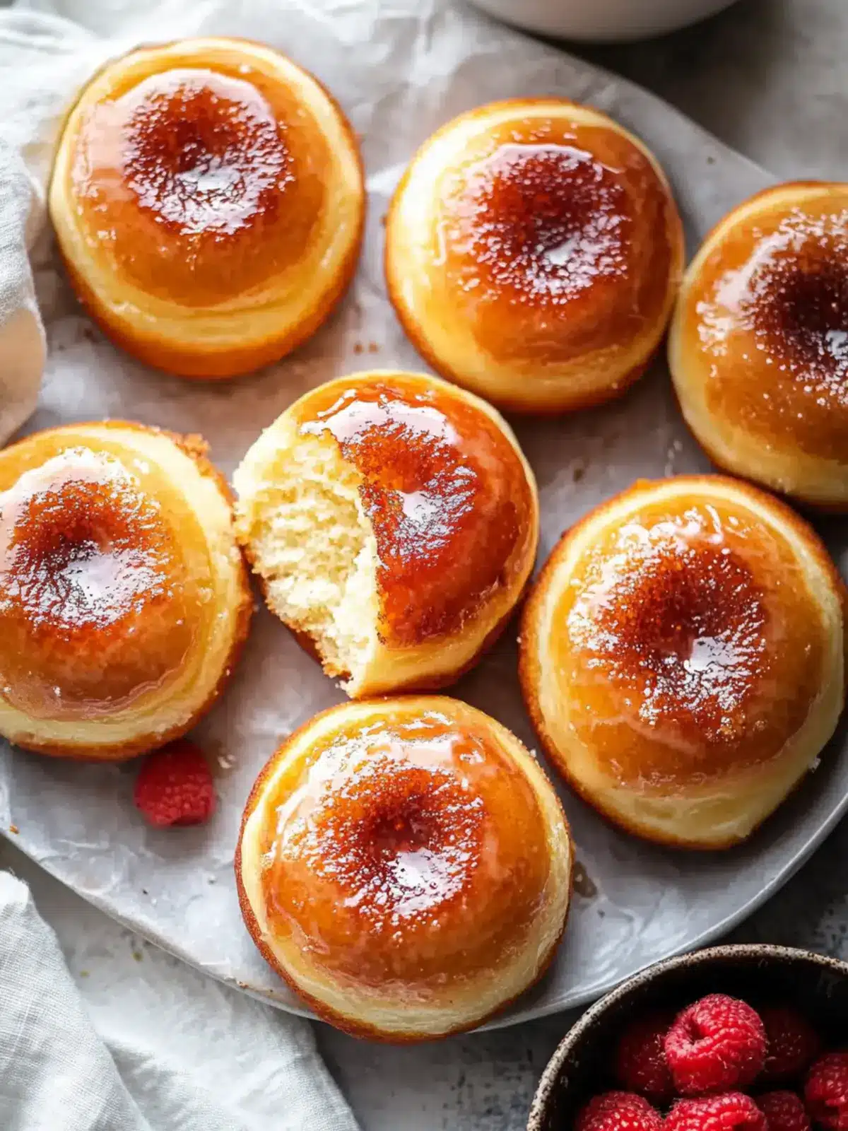 Indulge in Baked Crème Brûlée Donuts for Sweet Bliss 2 Baked Crème Brûlée Donuts