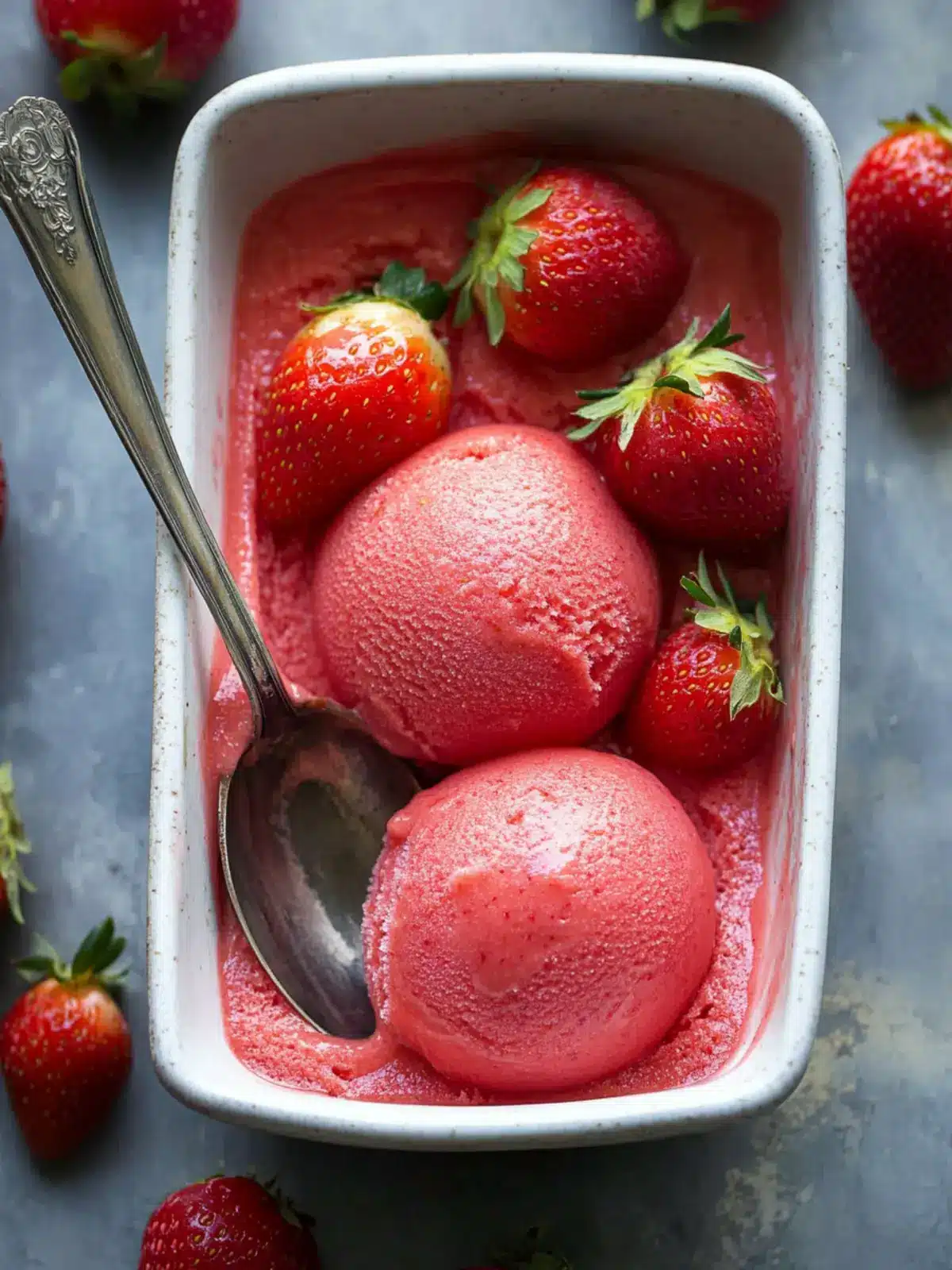 Refreshing Strawberry Sorbet Recipe for Sweet Summer Bliss 2 Strawberry Sorbet