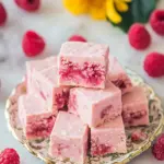 Indulge in Sweet Raspberry Coconut Fudge Bliss 84 Raspberry Coconut Fudge