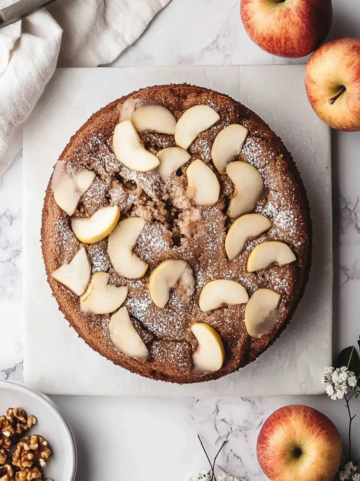 Deliciously Moist Applesauce Cake That's 100% Vegan 4 Applesauce Cake