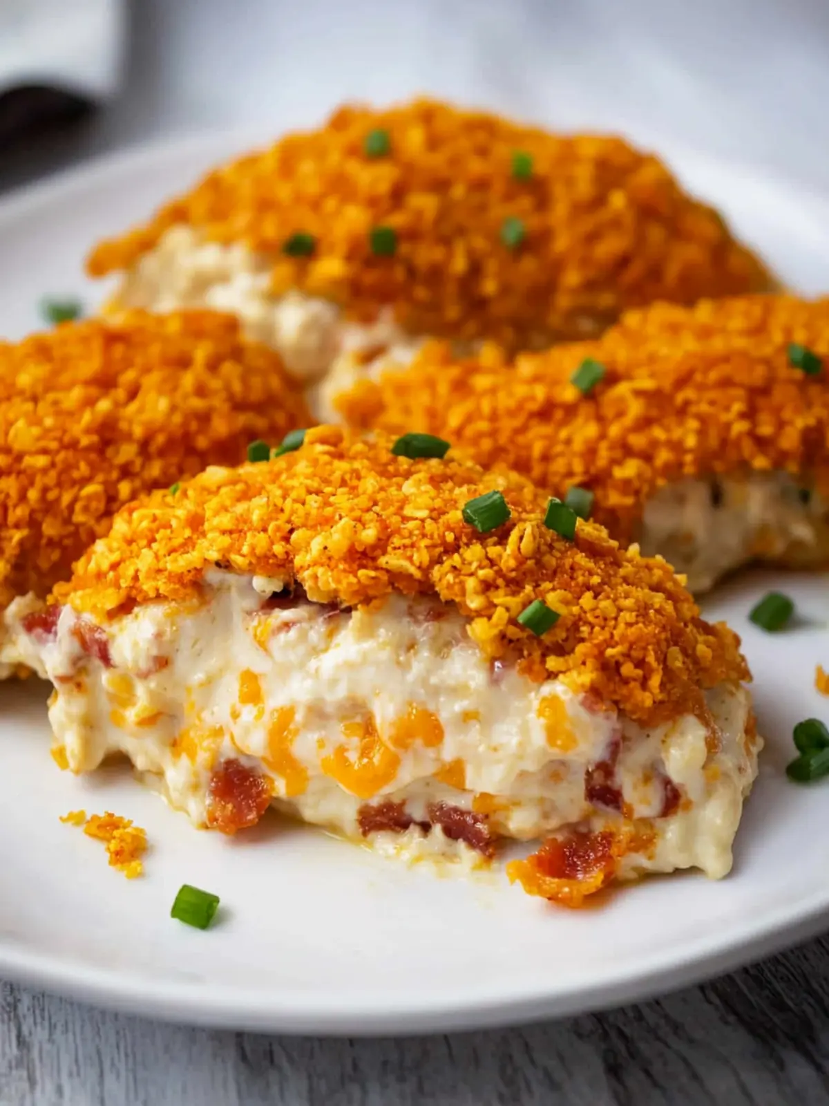 Savor Cream Cheese and Bacon Stuffed Doritos Chicken Bliss 4 Cream Cheese and Bacon Stuffed Doritos Chicken