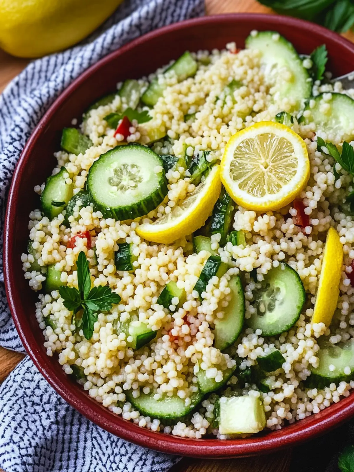 Brighten Your Day with Lemon Cucumber Couscous Salad Delights 3 Lemon Cucumber Couscous Salad