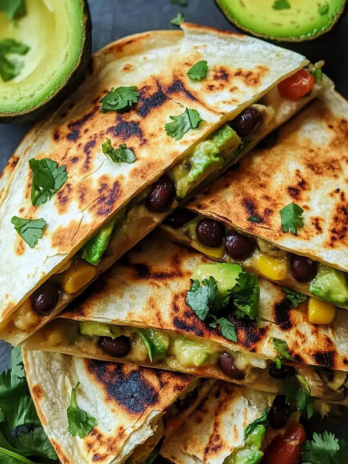Delicious Vegan Quesadillas with Black Beans and Avocado Bliss 5 Vegan Quesadillas with Black Beans and Avocado