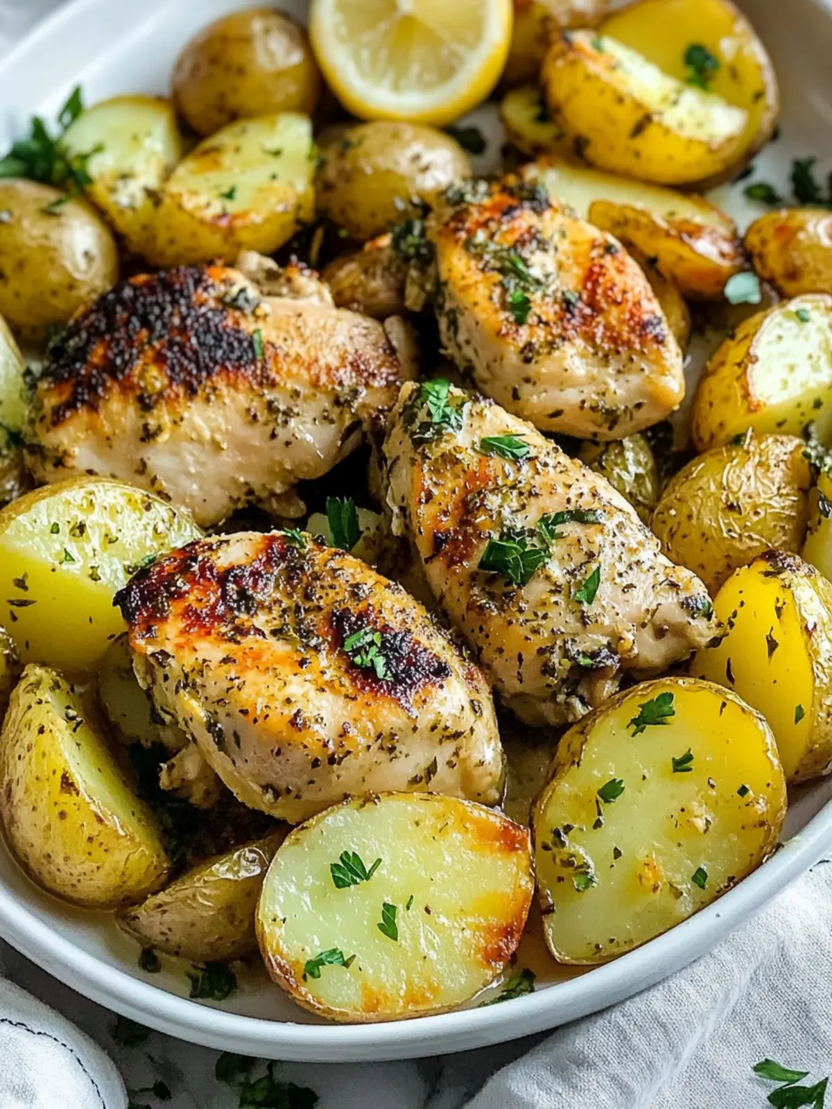Savory Greek Chicken and Potatoes: A Simple Joy at Home 4 Greek Chicken and Potatoes