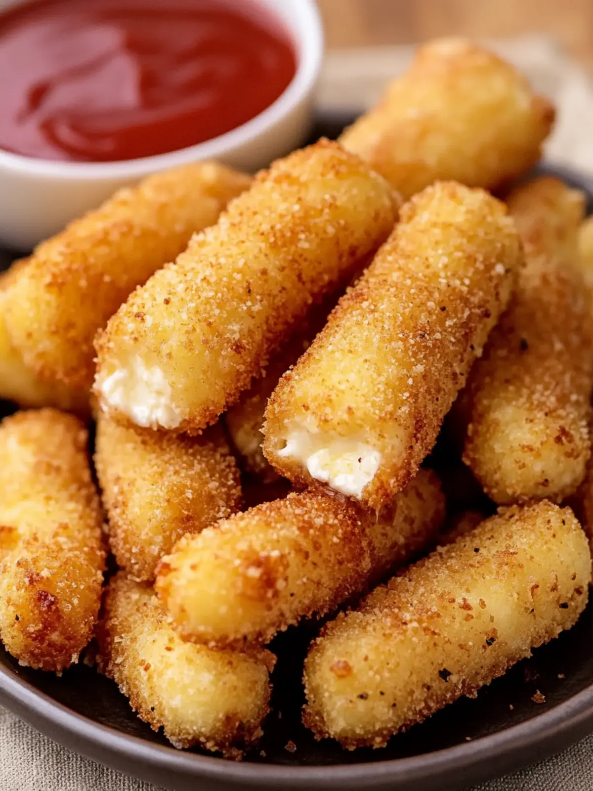 Crispy Air Fryer Mozzarella Sticks You’ll Crave Every Time 2 Air Fryer Mozzarella Sticks