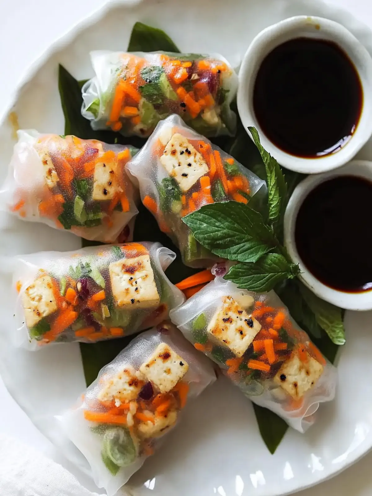 Delicious Tofu Spring Rolls for a Guilt-Free Snack Attack 3 Tofu Spring Rolls