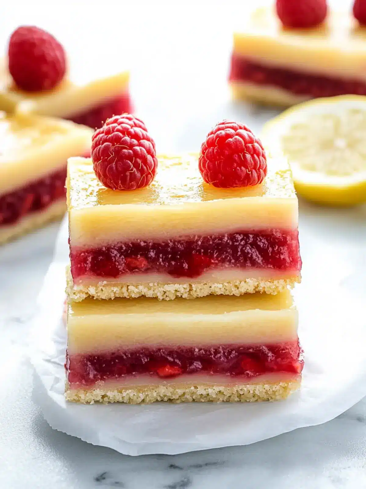 Tantalizing Lemon Raspberry Bars That Brighten Your Day 4 Lemon Raspberry Bars