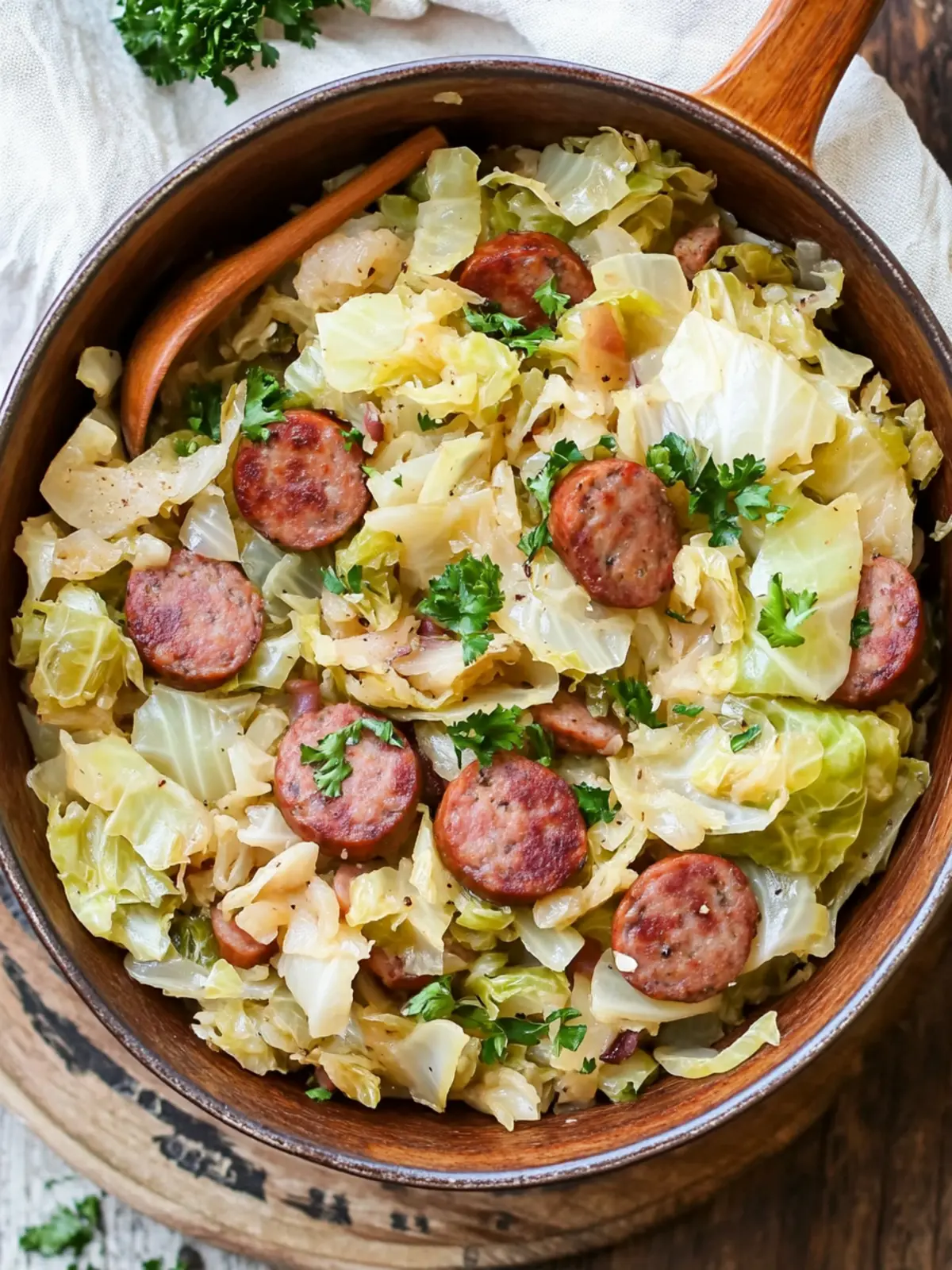 Slow Cooker Cabbage and Sausage: A Heartwarming Dinner Delight 3 Slow Cooker Cabbage and Sausage