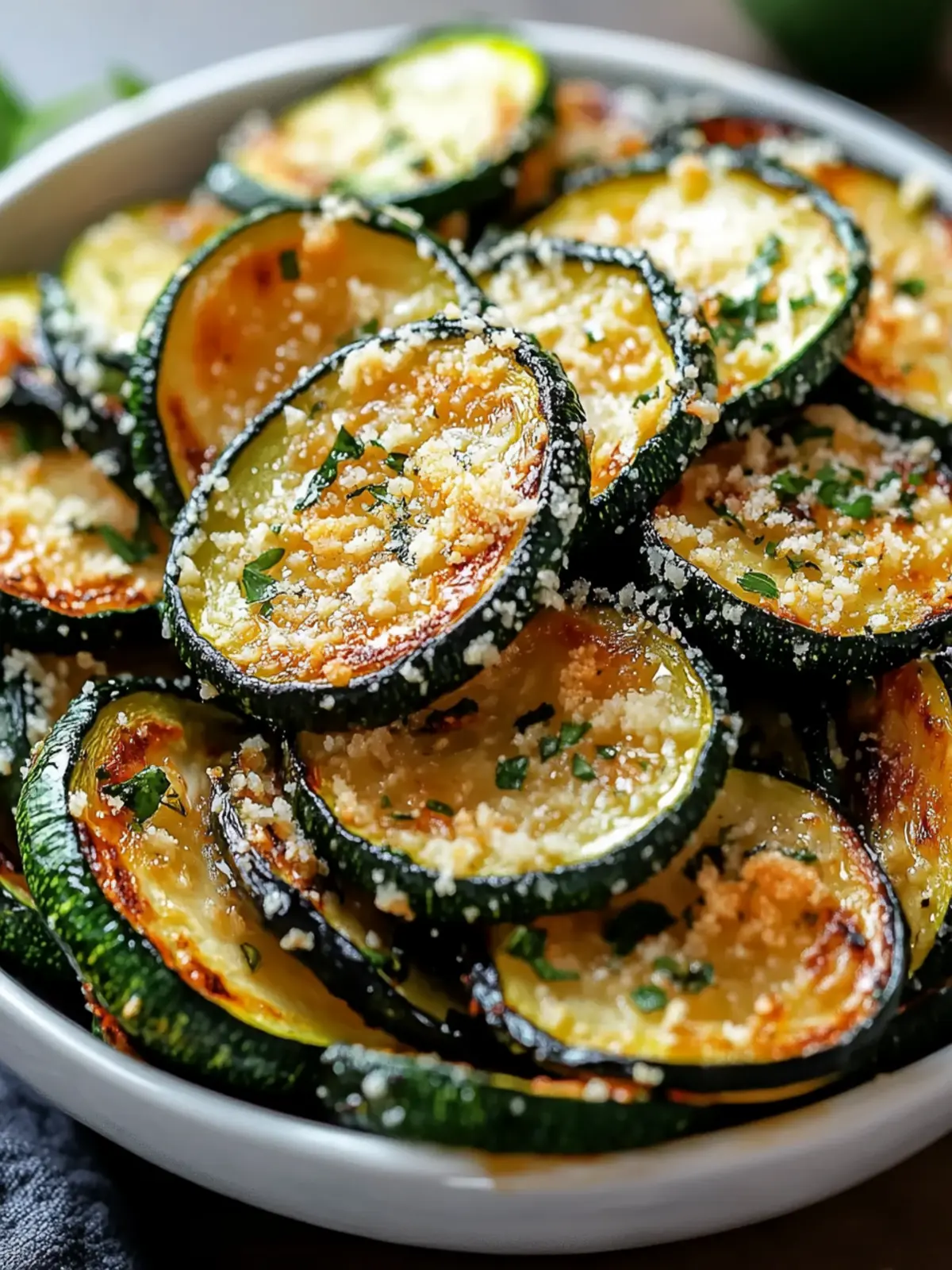 Crunchy Garlic Parmesan Roasted Zucchini You'll Love 2 Crunchy Garlic Parmesan Roasted Zucchini