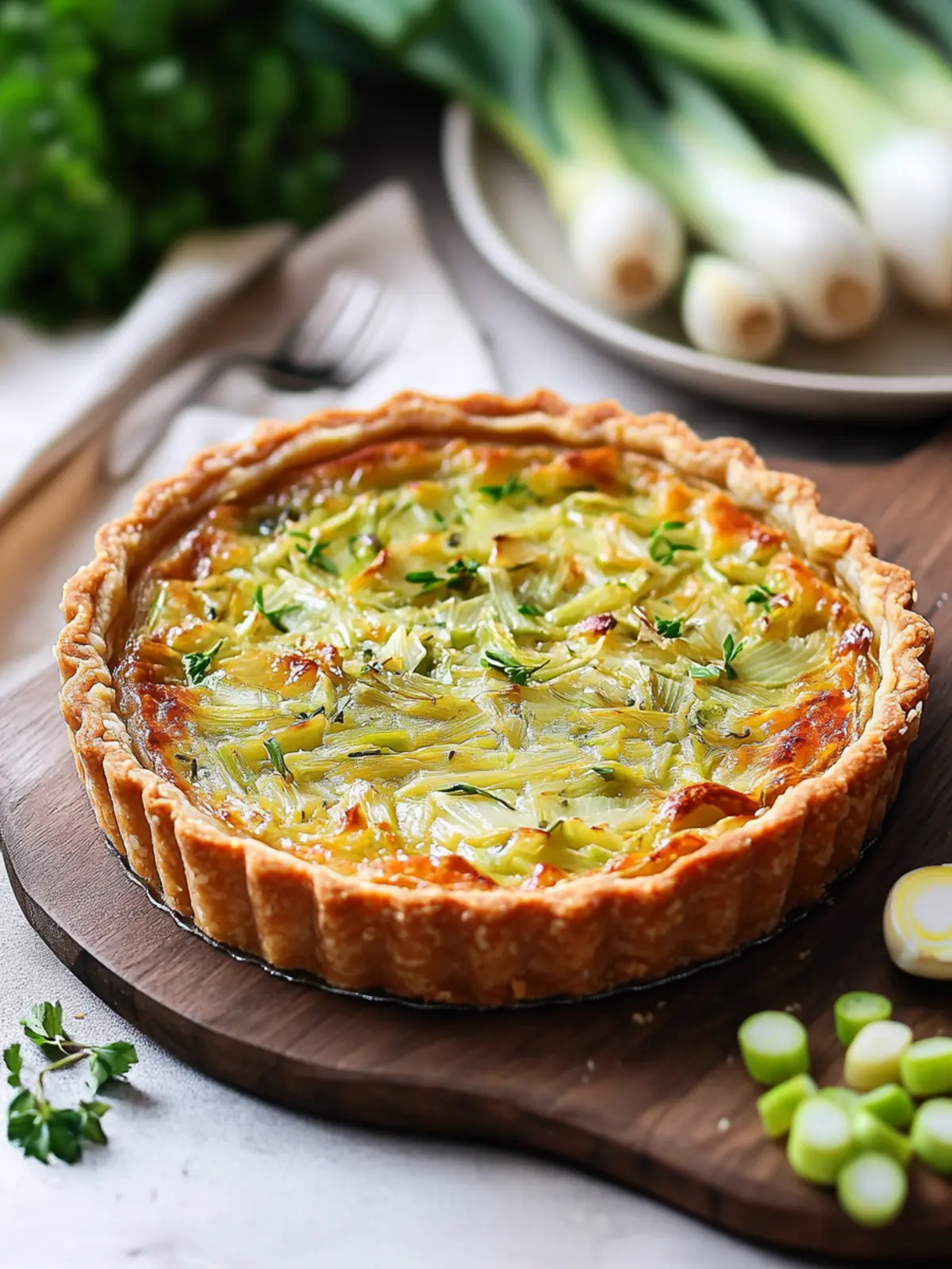 Mouthwatering Vegan Leek Tart that's Easy and Nutrient-Packed 3 Vegan Leek Tart