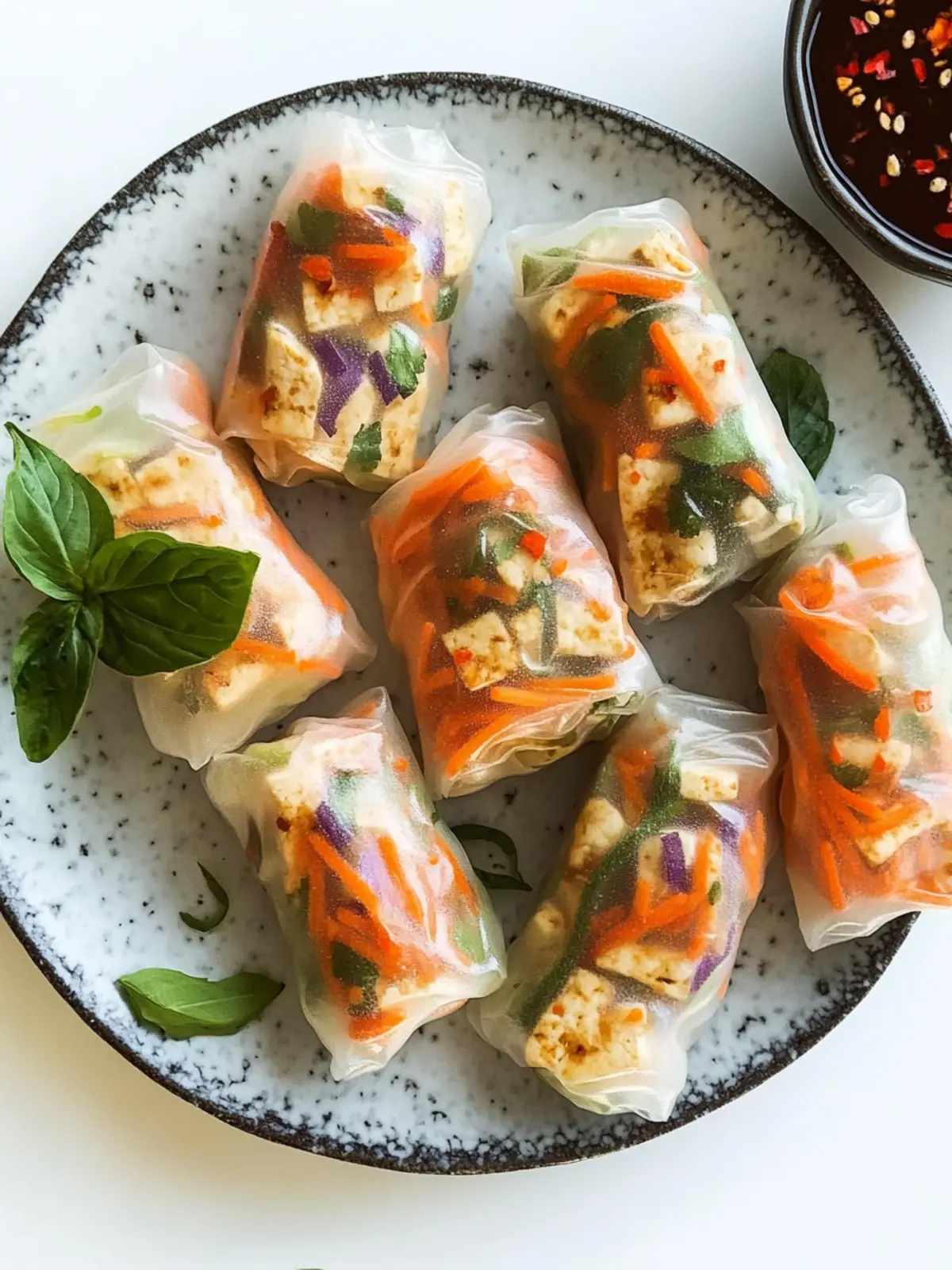 Delicious Tofu Spring Rolls for a Guilt-Free Snack Attack 2 Tofu Spring Rolls
