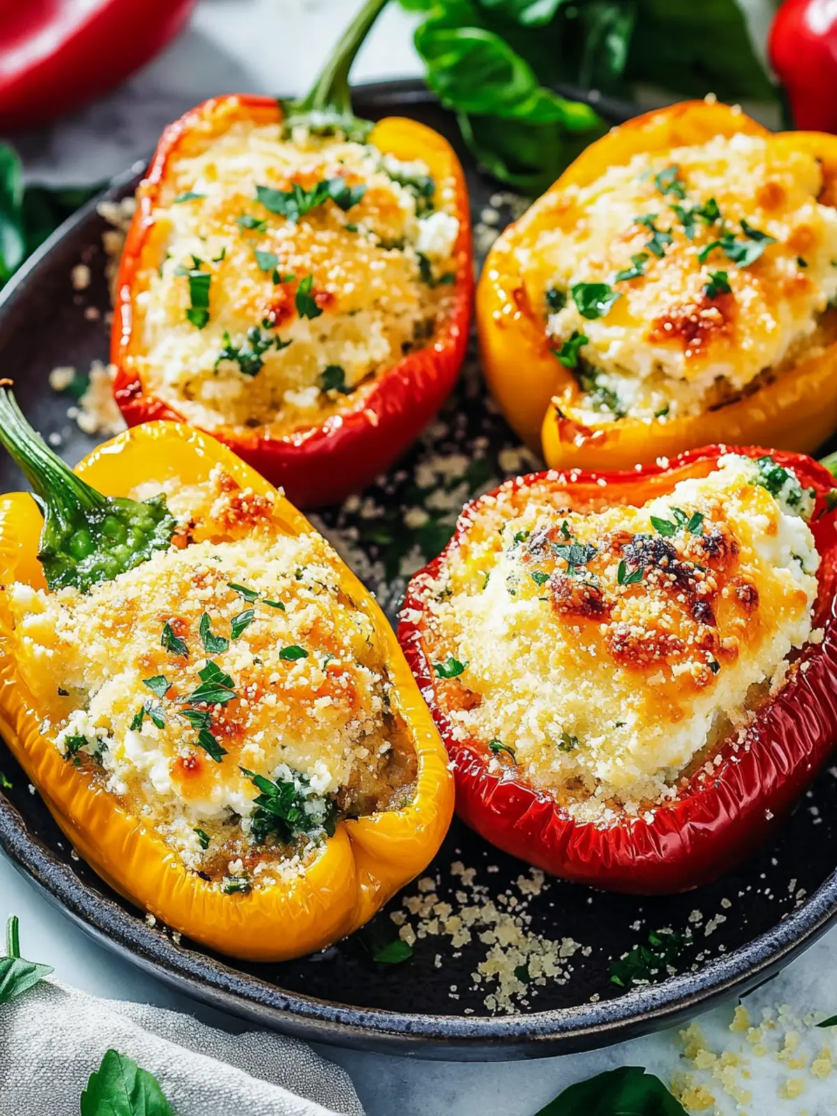 Tuscan Ricotta Stuffed Peppers to Delight Your Taste Buds 4 Tuscan Ricotta Stuffed Peppers