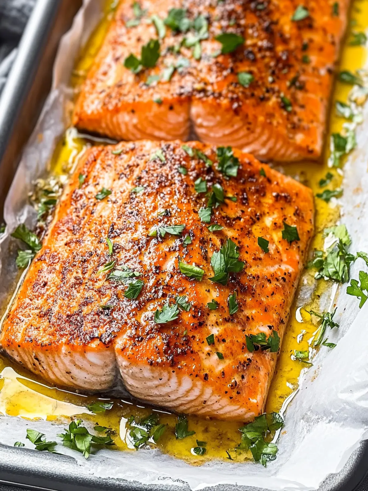 Delicious Oven Baked Salmon with Garlic Butter Bliss 2 Oven Baked Salmon
