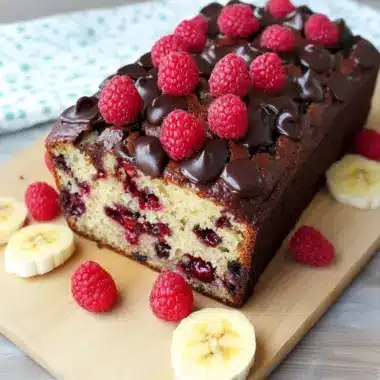 Indulge in Raspberry Dark Chocolate Banana Bread Bliss 9 Raspberry Dark Chocolate Banana Bread