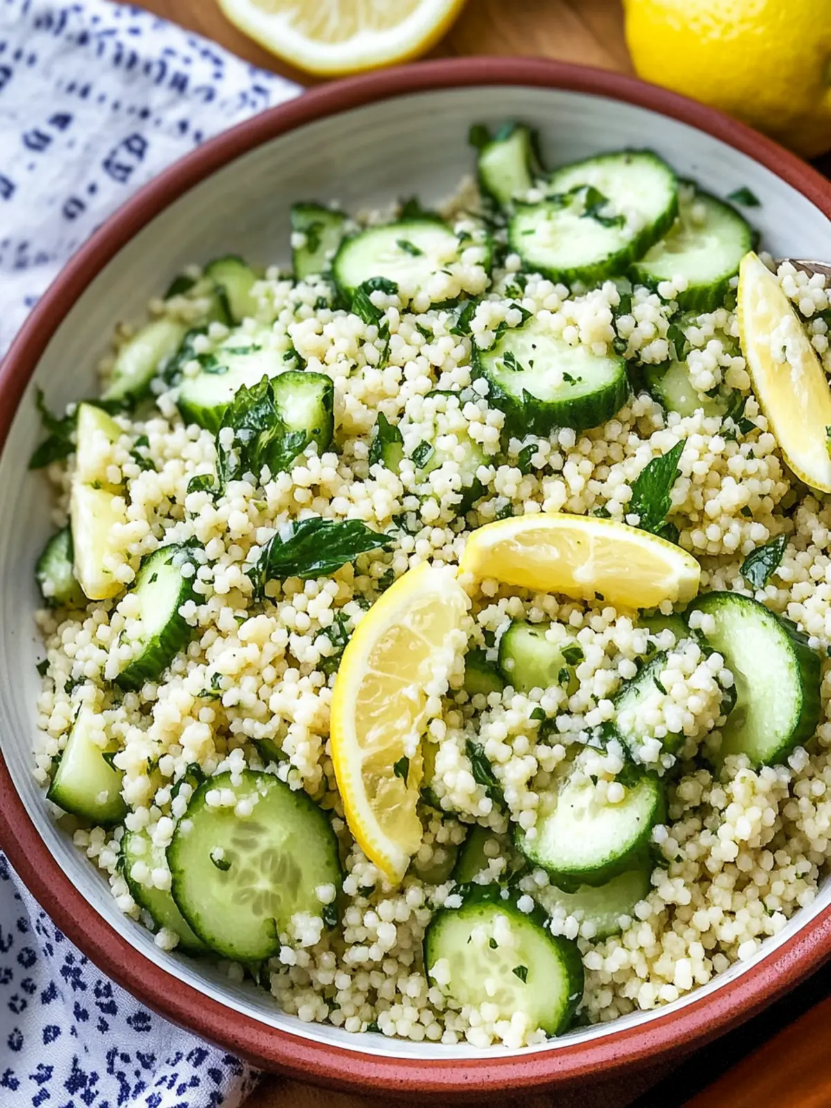 Brighten Your Day with Lemon Cucumber Couscous Salad Delights 5 Lemon Cucumber Couscous Salad