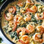Creamy Spinach Artichoke Shrimp Skillet That You'll Crave 11 Creamy Spinach Artichoke Shrimp Skillet