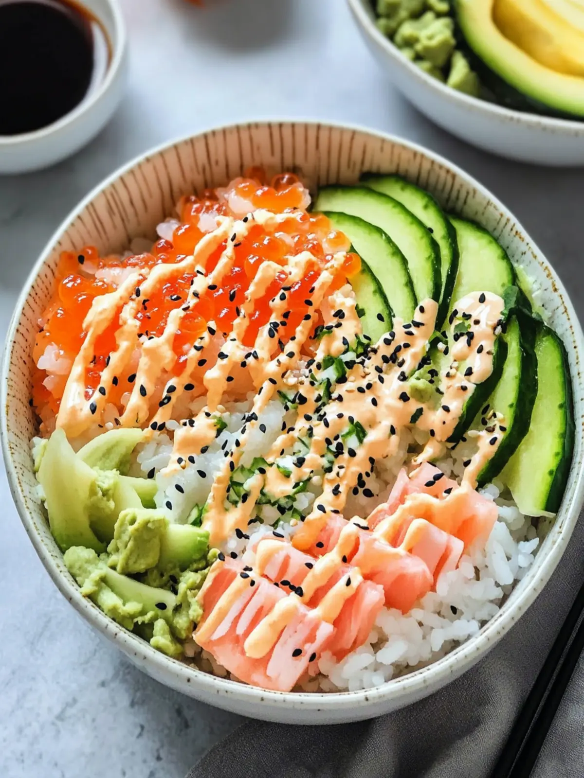 California Roll Sushi Bowls: Easily Unleash Homemade Flavor 4 California Roll Sushi Bowls