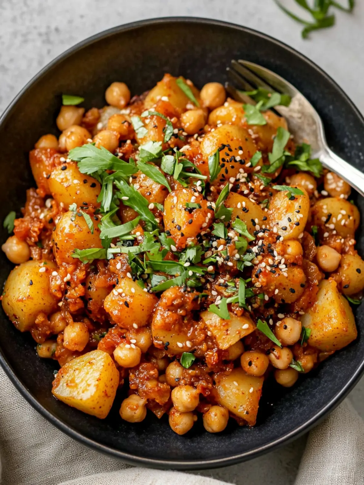Spicy Gochujang Potatoes and Chickpeas for a Flavor Rush 4 Gochujang Potatoes and Chickpeas
