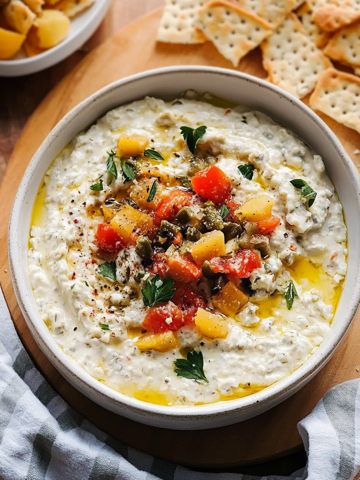 Cottage Cheese Giardiniera Dip for a Fresh Flavor Boost 5 Cottage Cheese Giardiniera Dip