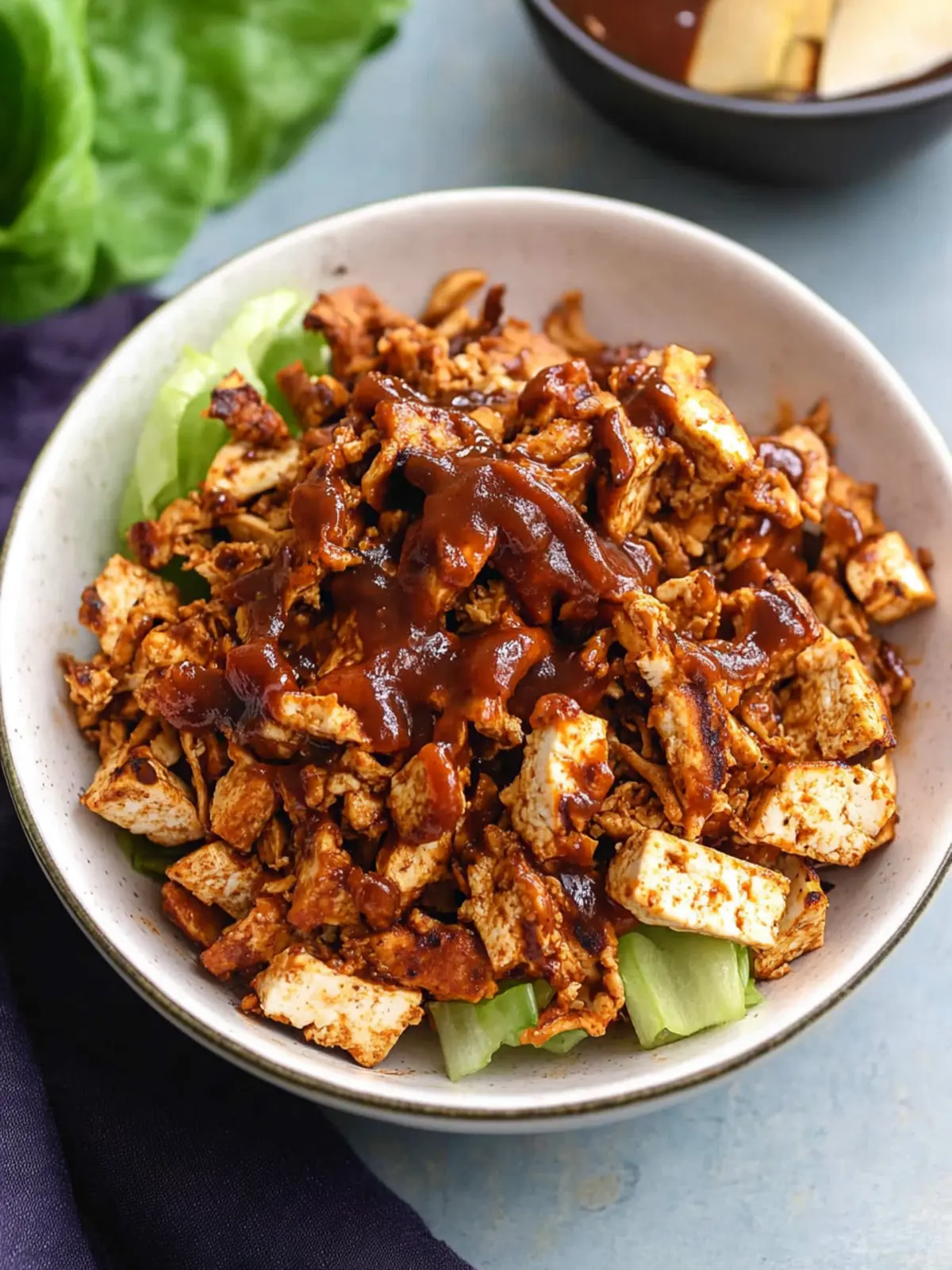 Savory Baked BBQ Shredded Tofu You’ll Crave Again and Again 3 Baked BBQ Shredded Tofu