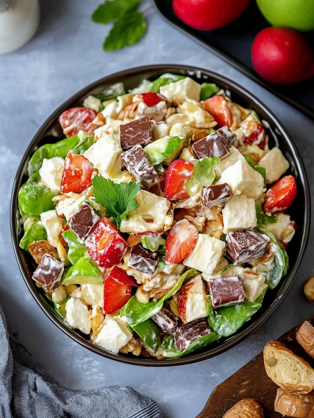Delight Your Palate with Irresistible Snickers Salad! 4 Snickers Salad