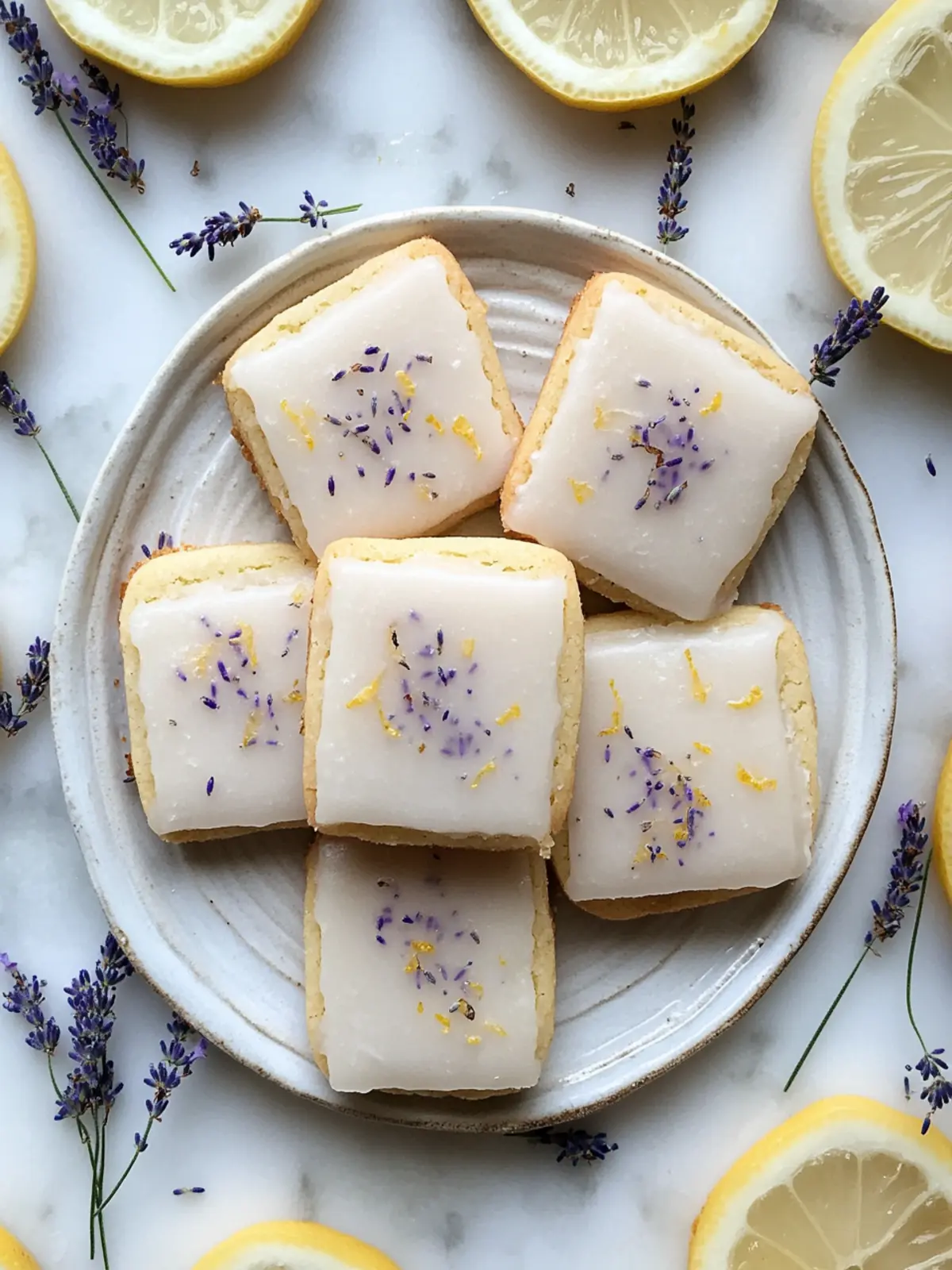 Delicious Iced Lemon Lavender Shortbread Cookies to Savor 3 Iced Lemon Lavender Shortbread Cookies