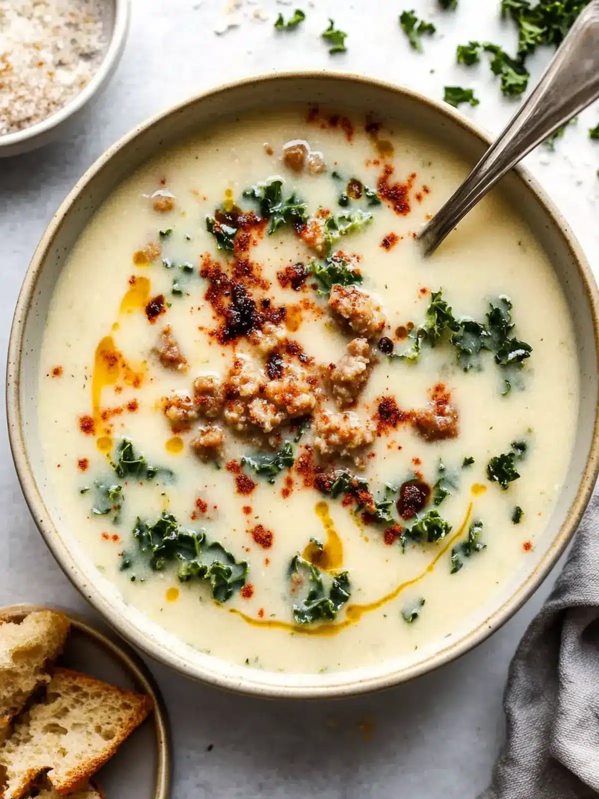 Savory Cauliflower Sausage Kale Soup for Cozy Nights 4 Cauliflower Sausage Kale Soup