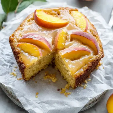 Melt-in-Your-Mouth Brown Sugar Peach Cake That Wow! 9 Brown Sugar Peach Cake