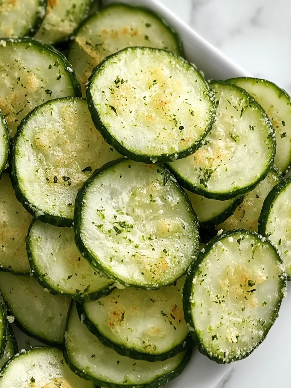 Crunchy Ranch Cucumber Chips for Your Guilt-Free Snack Fix 4 Crunchy Ranch Cucumber Chips