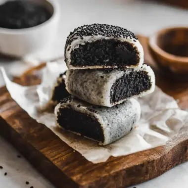 Irresistible Black Sesame Brownie Mochi You’ll Crave! 9 Black Sesame Brownie Mochi