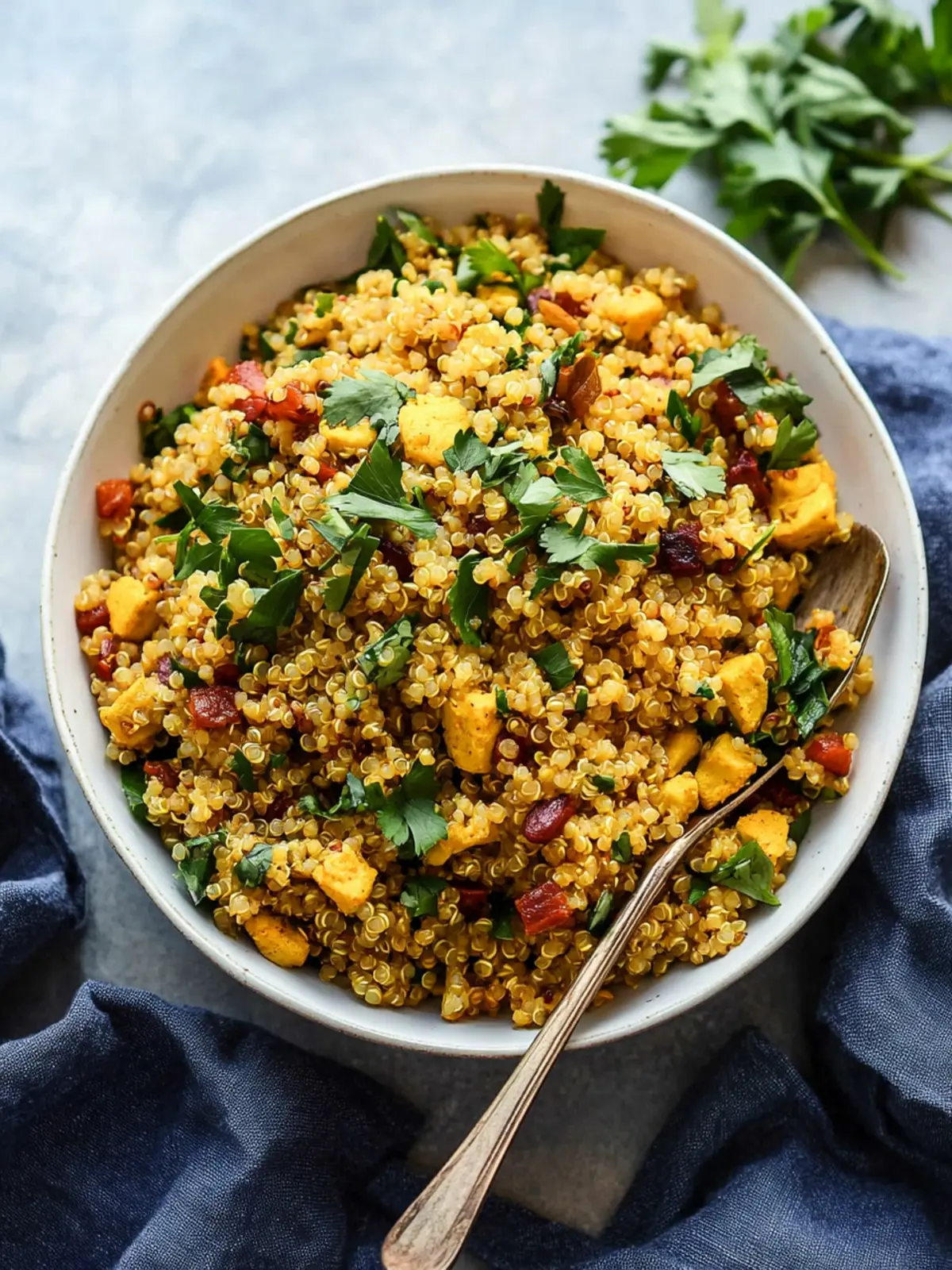 Curry Spiced Quinoa: A Flavorful Twist for Your Dinner Table 5 Curry Spiced Quinoa