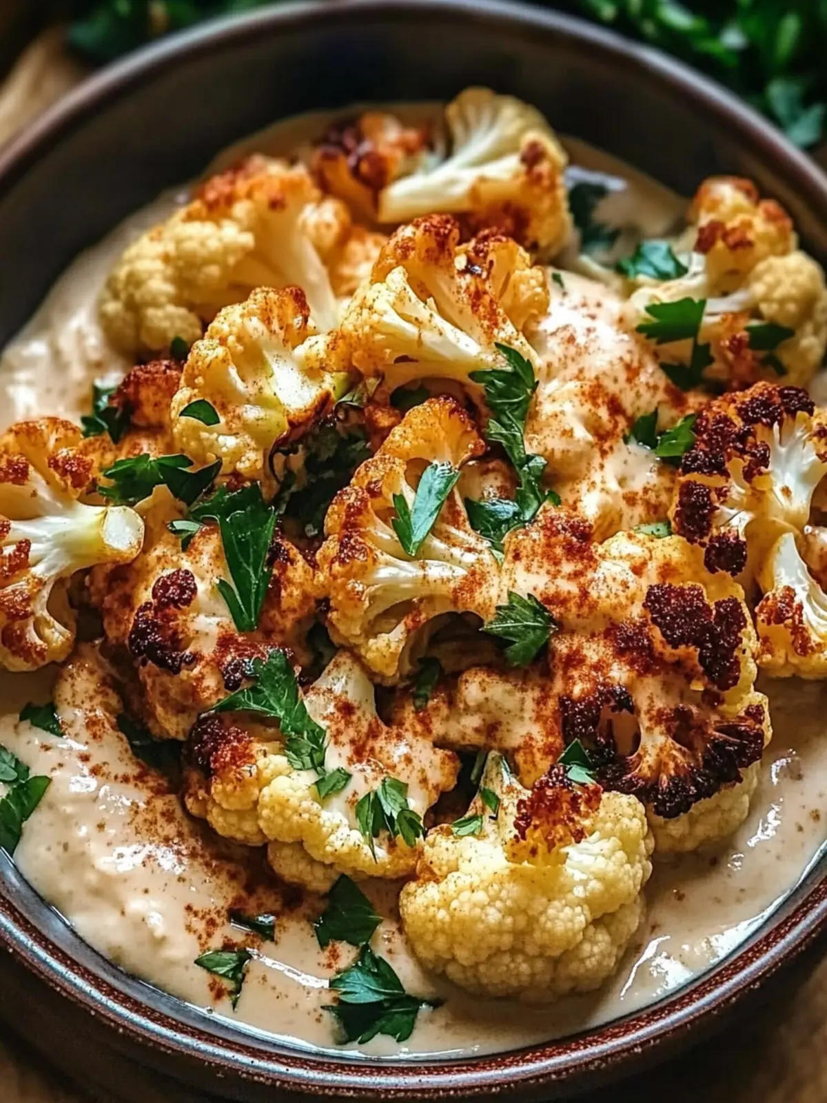 Moroccan Cauliflower with Tahini-Honey for Irresistible Flavor 2 Moroccan Cauliflower with Tahini-Honey