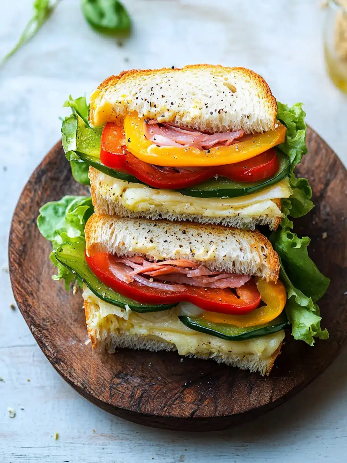 Delicious Bell Pepper Sandwich: Fresh Flavor in Minutes 4 Bell Pepper Sandwich
