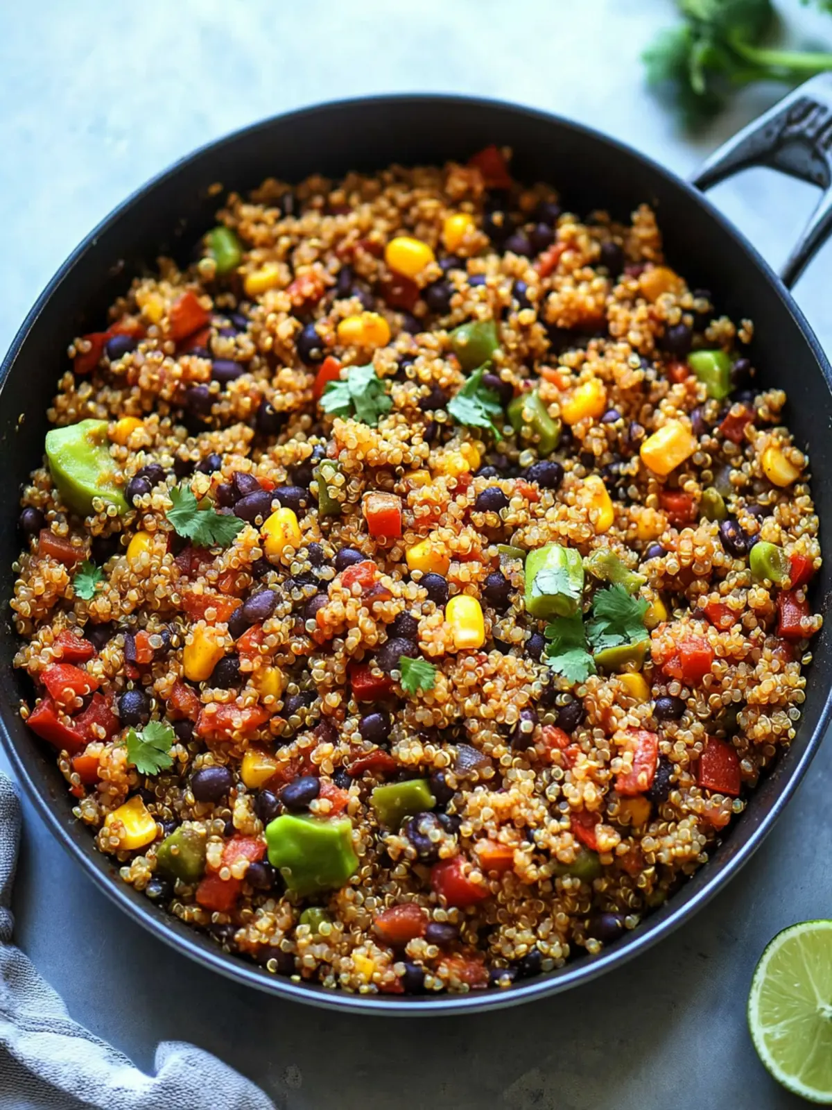 One Pan Mexican Quinoa: A Quick, Flavor-Packed Meal! 4 One Pan Mexican Quinoa