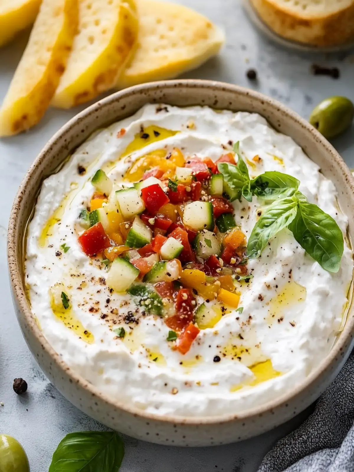 Creamy Cottage Cheese Giardiniera Dip for Flavor Lovers 2 Cottage Cheese Giardiniera Dip