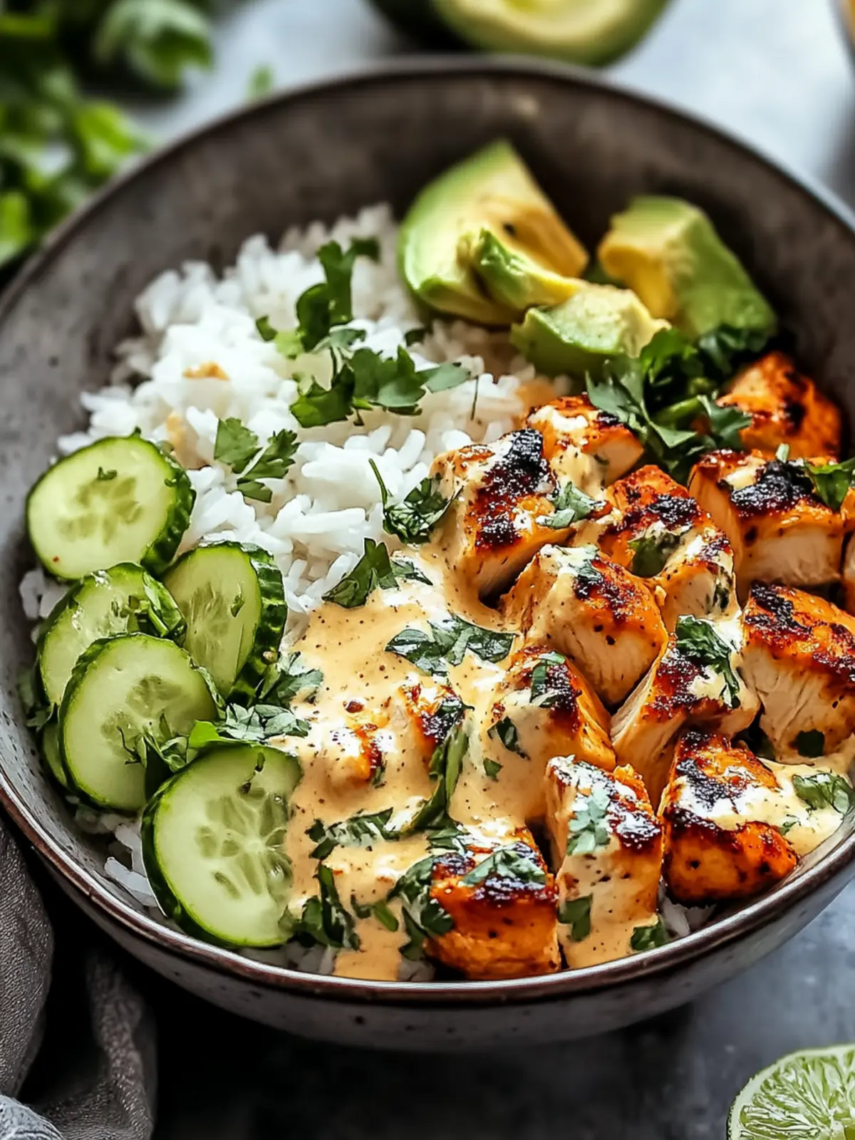 Delicious Coconut Chicken Rice Bowl for Quick Weeknight Meals 4 Coconut Chicken Rice Bowl