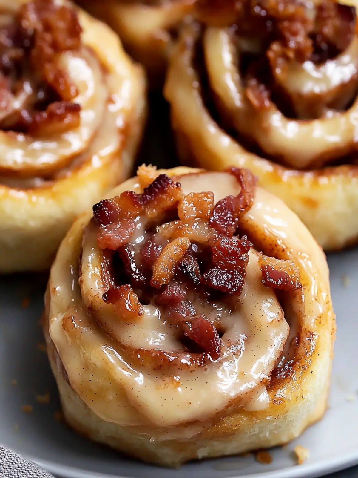 Indulge in Bourbon Maple Bacon Cinnamon Rolls You Can't Resist 4 Bourbon Maple Bacon Cinnamon Rolls