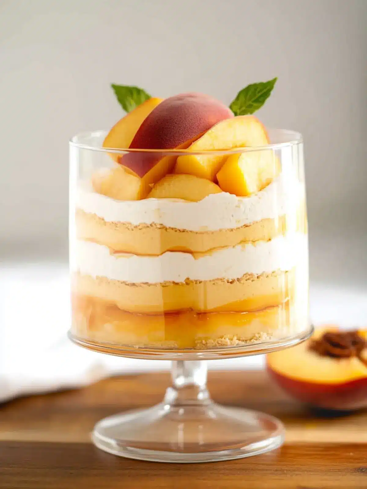 Irresistible Peach Mousse Trifle for Sweet Summer Bliss 5 Peach Mousse Trifle