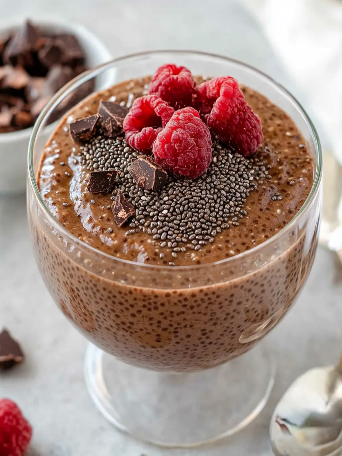 Delicious Cacao Chia Pudding That Boosts Your Day! 3 Cacao Chia Pudding