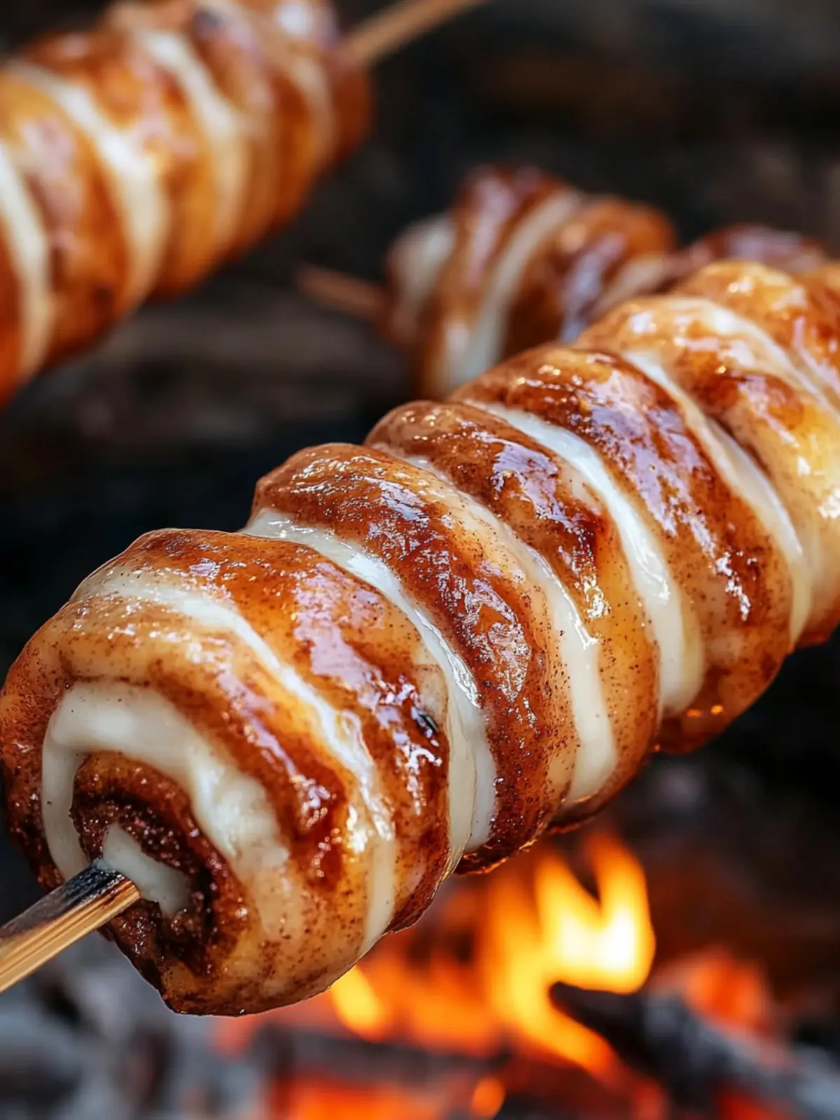 Campfire Cinnamon Roll-Ups on a Stick for Sweet Adventure 5 Campfire Cinnamon Roll-Ups on a Stick